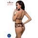 Відвертий боді з елементами стреп JADE BODY black S/M - Passion Exclusive PS27402 фото 2