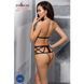 Відвертий боді з елементами стреп JADE BODY black S/M - Passion Exclusive PS27402 фото 4