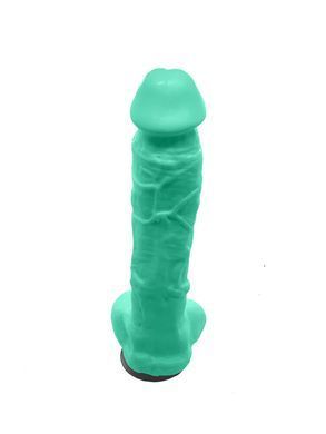 Мыло в форме пениса Чистий Кайф Turquoise size XL, крафтовое мыло-член, натуральное SO2768 фото