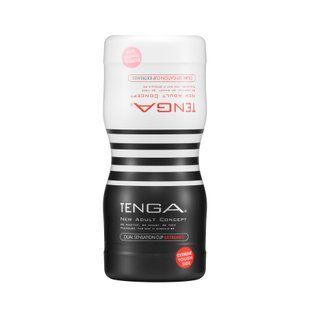 Мастурбатор Tenga Dual Sensation Cup EXTREMES, двухсторонний, 2в1 &mdash; нежная и жесткая стимуляция SO7044 фото