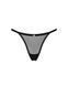 Прозрачные стринги с кружевом Obsessive Celia Noir thong M/L SO7869 фото 5