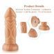 Фаллоимитатор для секс-машин Hismith Slightly Curved Silicone Dildo Monster Series, крепление KlicLok SO9960 фото 3