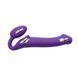 Безремінний страпон з вібрацією Strap-On-Me Vibrating Violet L, діам. 4,2 см, пульт ДК, регульований SO3826 фото 3