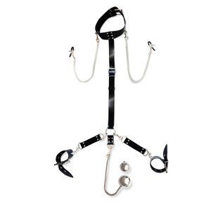 Бондажный набор с металлическим анальным крюком Art of Sex Beatrice Bondage set with anal hook №&thinsp;4 SO8509 фото