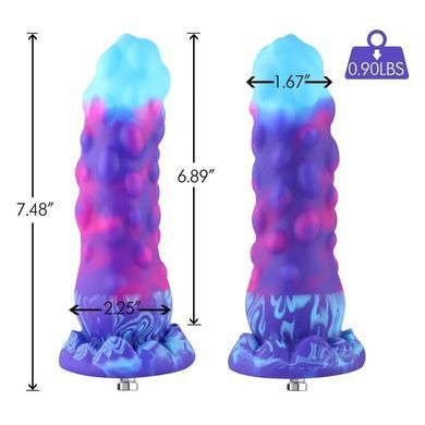 Фалоімітатор для секс-машин Hismith 7.48&Prime; Silicone Dildo HSA138 Monster Series, система KlicLok SO9968 фото