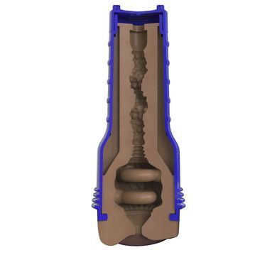 Мастурбатор-попка Fleshlight Boost Blast Female Medium Dark Flesh, плаваючі кільця Turbo Tech SX1317 фото