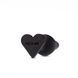 Анальна пробка Blush Temptasia &ndash; Fuck Me Anal Plug &ndash; Black, основа у вигляді сердечка SO8843 фото 3