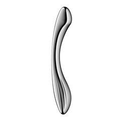 Металлический дилдо Satisfyer Pure Gravity 1, двусторонний, можно нагревать и охлаждать, 939 г SX3253 фото