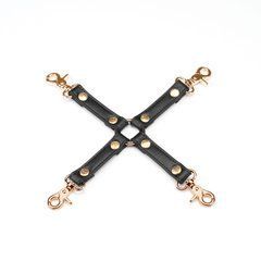 Хрестовина Liebe Seele Black Organosilicon Hogtie, екошкіра SO9487 фото