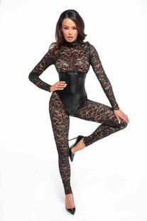 Комбинезон Noir Handmade F299 Enigma, M, кружево, длинный рукав, имитация корсета, доступ SX0232 фото