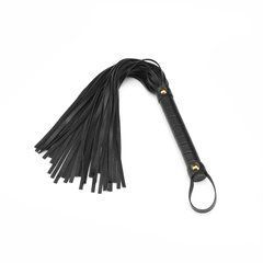 Флогер Liebe Seele Black Organosilicon Flogger, 44 см, екошкіра SO9488 фото