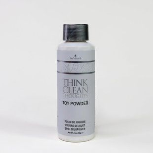 Пудра для ухода за игрушками Sensuva Think Clean Thoughts Toy Powder (56 г) SO4467 фото